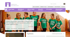 Desktop Screenshot of nakkilanseurakunta.fi